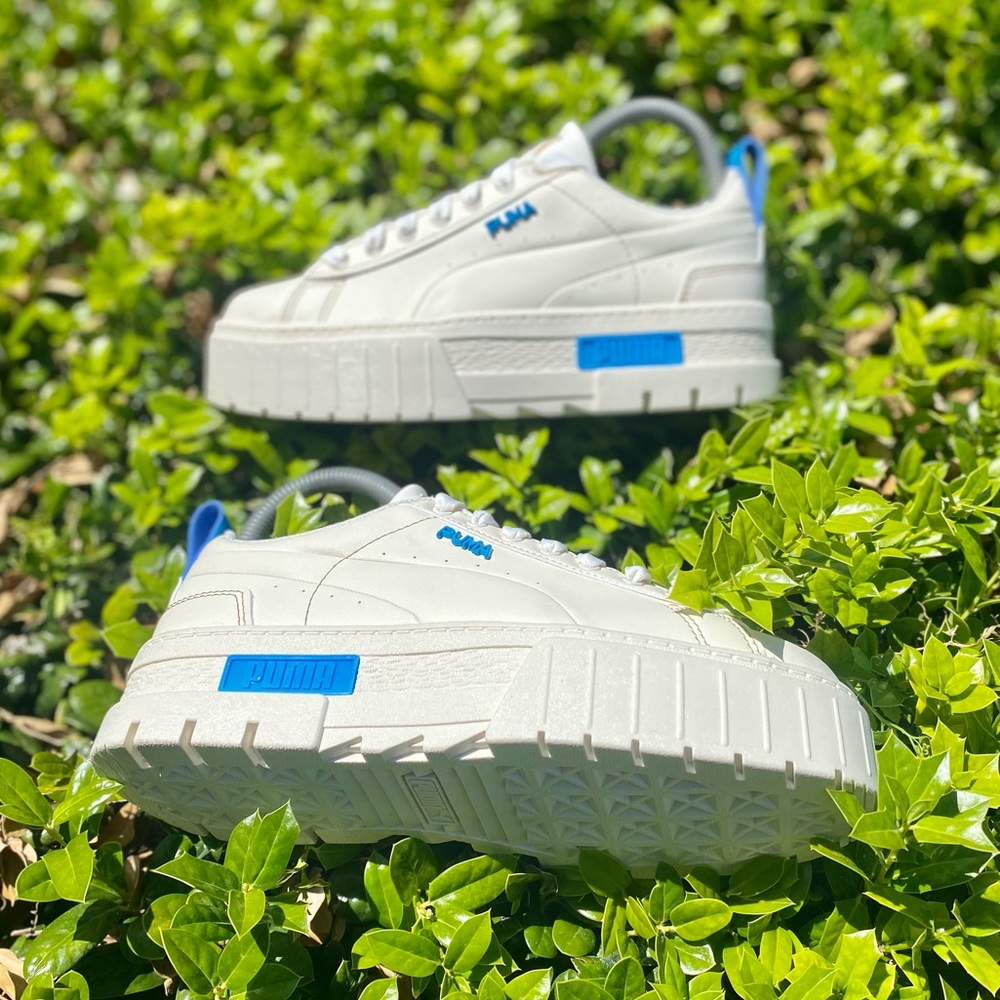 Puma Mayze Infuse Tan Lifestyle Platform Sneakers - Picture 8 of 10